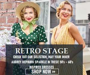 Compre roupas atemporais em estilo retro apenas em Retro-stage.com